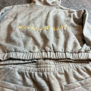 Boutique pajamas small top large bottom